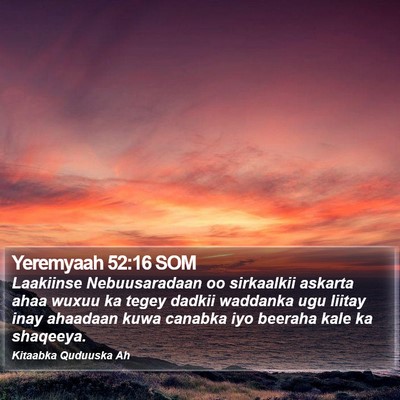 Yeremyaah 52:16 SOM Bible Verse Image