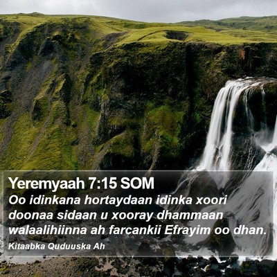 Yeremyaah 7:15 SOM Bible Verse Image