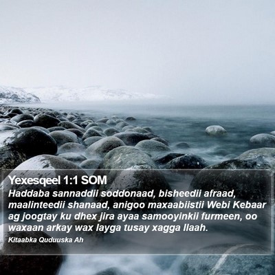 Yexesqeel 1:1 SOM Bible Verse Image