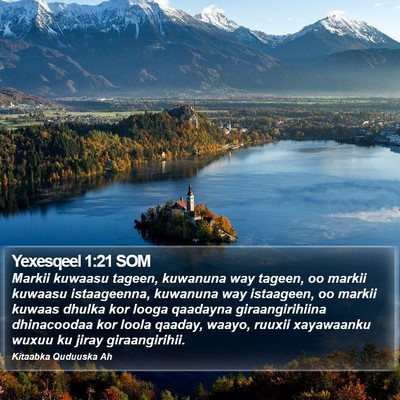 Yexesqeel 1:21 SOM Bible Verse Image