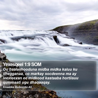 Yexesqeel 1:9 SOM Bible Verse Image