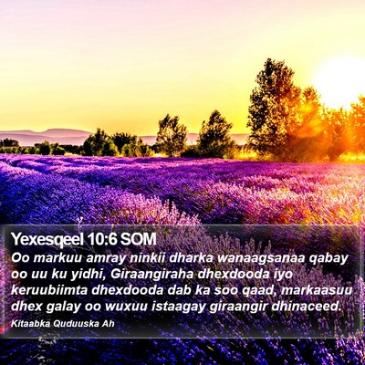 Yexesqeel 10:6 SOM Bible Verse Image