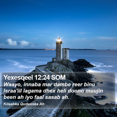 Yexesqeel 12:24 SOM Bible Verse Image