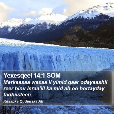 Yexesqeel 14:1 SOM Bible Verse Image