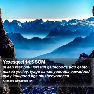 Yexesqeel 14:5 SOM Bible Verse Image
