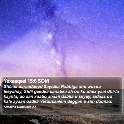 Yexesqeel 15:6 SOM Bible Verse Image