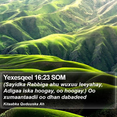 Yexesqeel 16:23 SOM Bible Verse Image