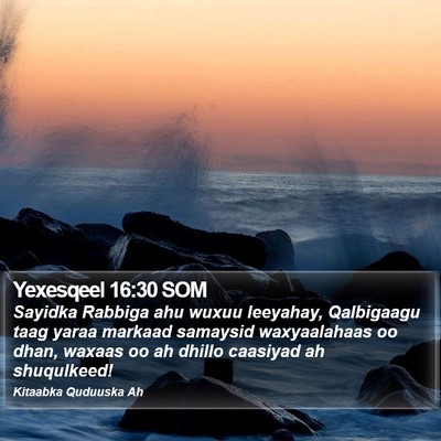Yexesqeel 16:30 SOM Bible Verse Image