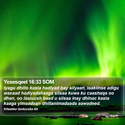 Yexesqeel 16:33 SOM Bible Verse Image