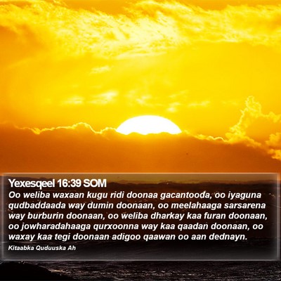 Yexesqeel 16:39 SOM Bible Verse Image
