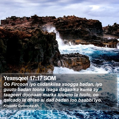 Yexesqeel 17:17 SOM Bible Verse Image