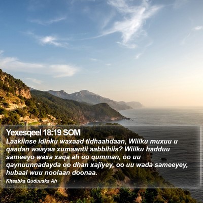 Yexesqeel 18:19 SOM Bible Verse Image
