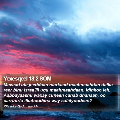Yexesqeel 18:2 SOM Bible Verse Image