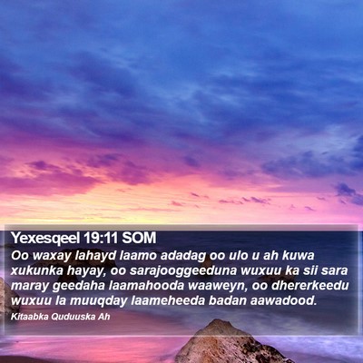 Yexesqeel 19:11 SOM Bible Verse Image