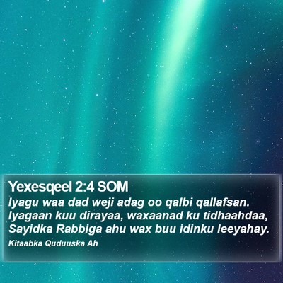 Yexesqeel 2:4 SOM Bible Verse Image