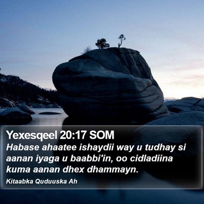 Yexesqeel 20:17 SOM Bible Verse Image
