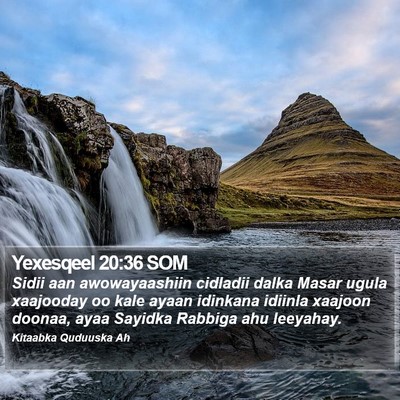 Yexesqeel 20:36 SOM Bible Verse Image