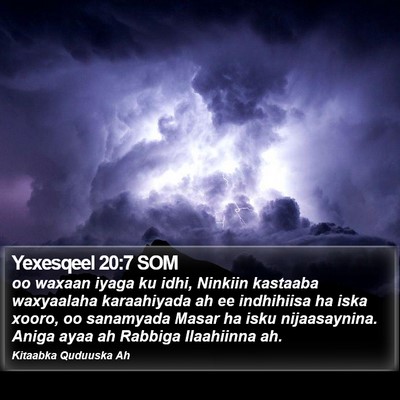 Yexesqeel 20:7 SOM Bible Verse Image