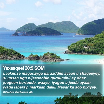 Yexesqeel 20:9 SOM Bible Verse Image