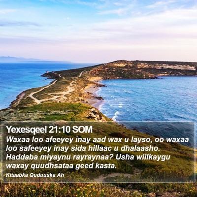Yexesqeel 21:10 SOM Bible Verse Image