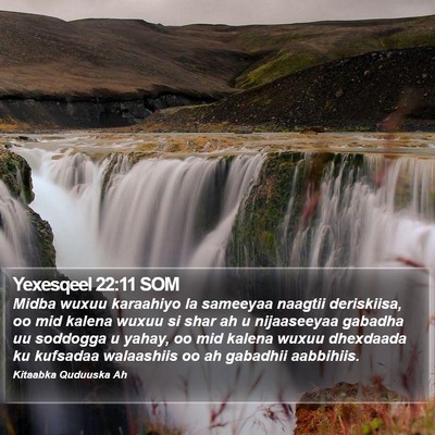 Yexesqeel 22:11 SOM Bible Verse Image