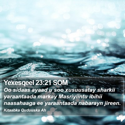Yexesqeel 23:21 SOM Bible Verse Image