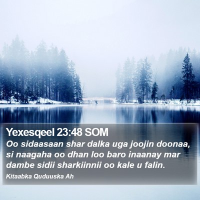 Yexesqeel 23:48 SOM Bible Verse Image