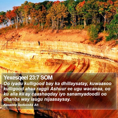 Yexesqeel 23:7 SOM Bible Verse Image