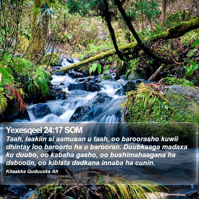 Yexesqeel 24:17 SOM Bible Verse Image