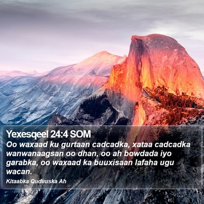 Yexesqeel 24:4 SOM Bible Verse Image