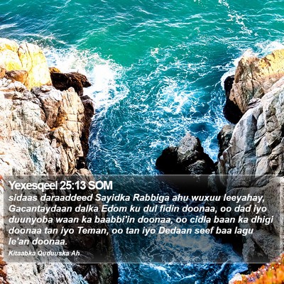 Yexesqeel 25:13 SOM Bible Verse Image