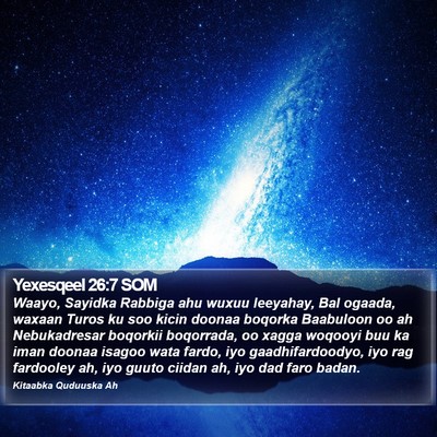 Yexesqeel 26:7 SOM Bible Verse Image