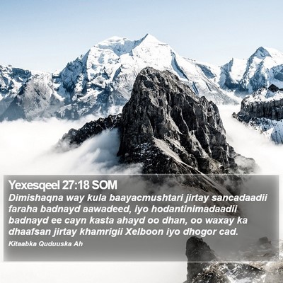 Yexesqeel 27:18 SOM Bible Verse Image