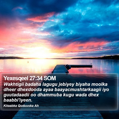 Yexesqeel 27:34 SOM Bible Verse Image