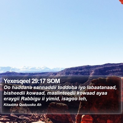 Yexesqeel 29:17 SOM Bible Verse Image
