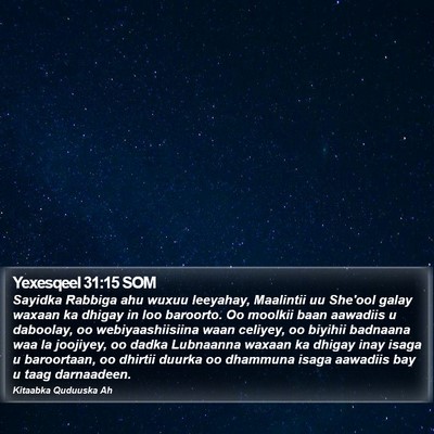 Yexesqeel 31:15 SOM Bible Verse Image