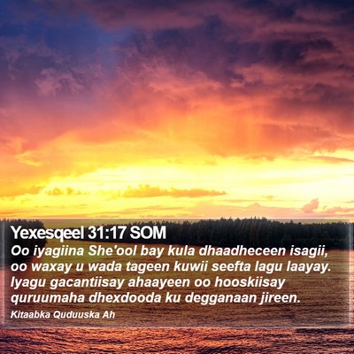 Yexesqeel 31:17 SOM Bible Verse Image