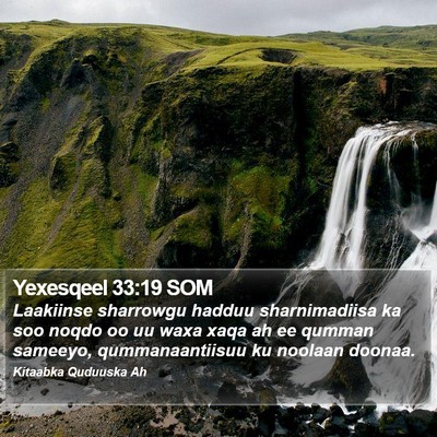 Yexesqeel 33:19 SOM Bible Verse Image