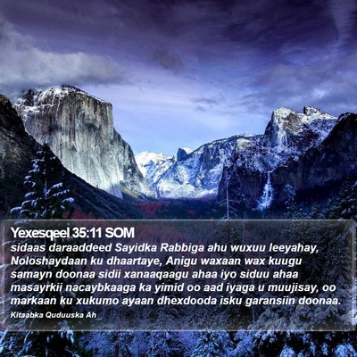 Yexesqeel 35:11 SOM Bible Verse Image
