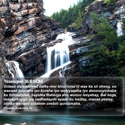 Yexesqeel 36:6 SOM Bible Verse Image