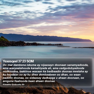 Yexesqeel 37:23 SOM Bible Verse Image