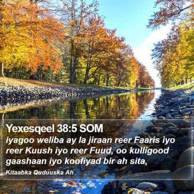 Yexesqeel 38:5 SOM Bible Verse Image