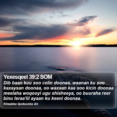 Yexesqeel 39:2 SOM Bible Verse Image