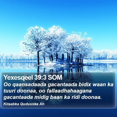Yexesqeel 39:3 SOM Bible Verse Image