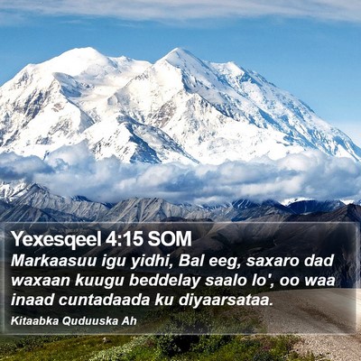 Yexesqeel 4:15 SOM Bible Verse Image