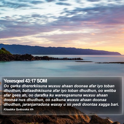 Yexesqeel 43:17 SOM Bible Verse Image