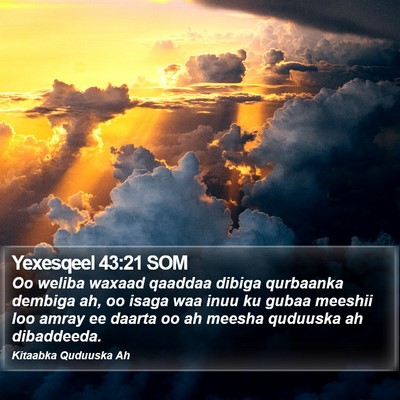 Yexesqeel 43:21 SOM Bible Verse Image