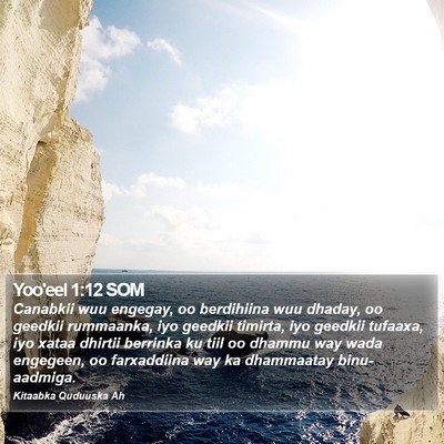 Yoo'eel 1:12 SOM Bible Verse Image