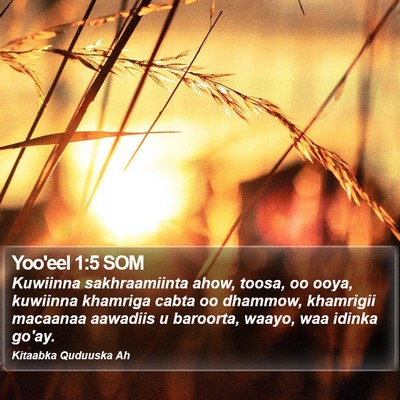 Yoo'eel 1:5 SOM Bible Verse Image