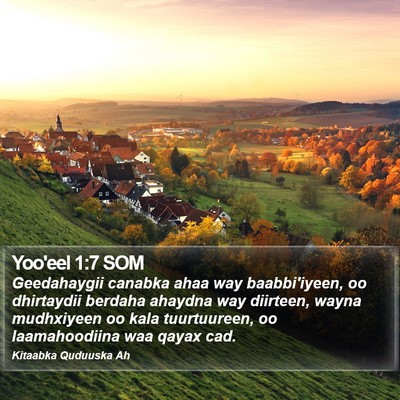 Yoo'eel 1:7 SOM Bible Verse Image